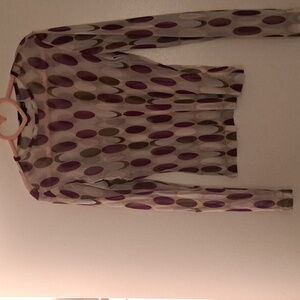 MEXX Purple Gray Transparent Top